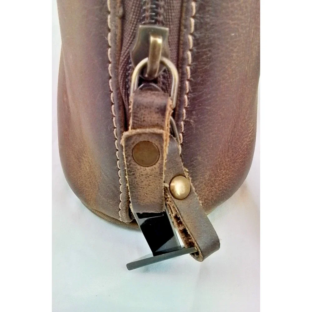 STS Ranchwear Brown Leather Crossbody Shoulder Bag